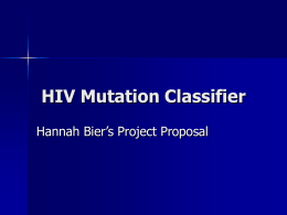 HIV Mutation Classifier