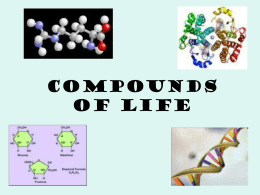 Compounds of life
