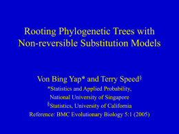 Rooting Phylogenetic Trees with Non