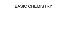 BASIC CHEMISTRY - Archbishop Ryan High School