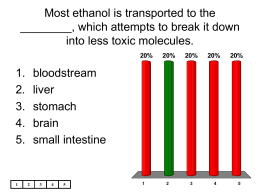 Most ethanol is transported to the ________, which