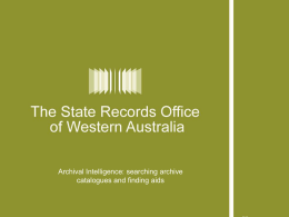What does State Records Office do?