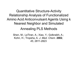 Quantitative Structure-Activity Relationship Analysis of