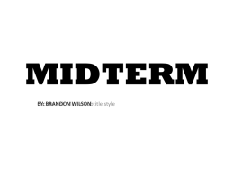 Midterm Review by Student - Warren County Public Schools