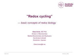 Redox cycling