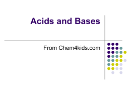 acids and bases are everywhere