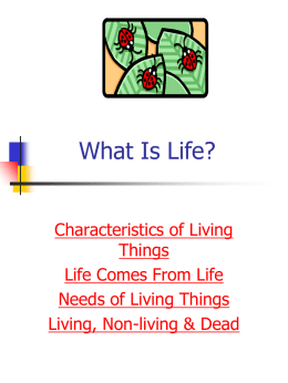 The Nature of Life Chapter 2