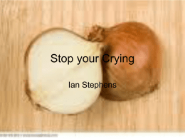 Stop your Crying