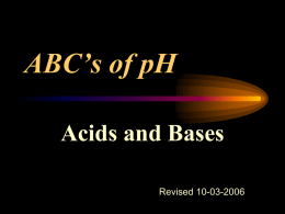 ABC`s of pH