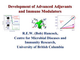 Development of Advanced Adjuvants and Immune Modulators