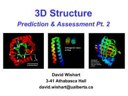 3D Structure - Wishart Research Group