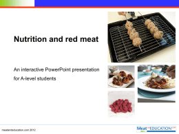 Source - Meat and Education