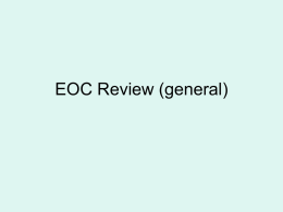 EOC Review game