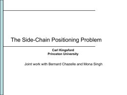 The Side-Chain Positioning Problem