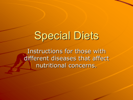 Special Diets - Liberty Union High School District