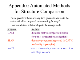 Ppt appendix on automated structure comparison