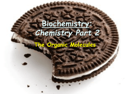 Biochemistry: Part 2