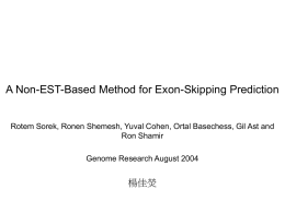 A Non-EST-Based Method for Exon