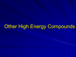 Other High Energy Compounds