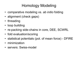 CS689-homology-modeling - TAMU Computer Science Faculty