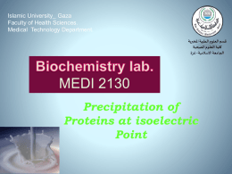 lab2 precipitation of casein at isoelectric point