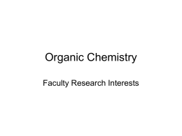Organic Chemistry Presentation