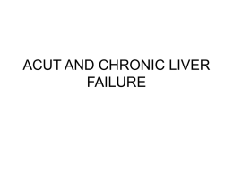 Signs of acut liver failure