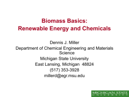 Bioenergy basics miller