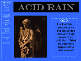 4.6 - Acid rain