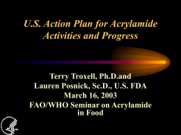 FDA Draft Action Plan