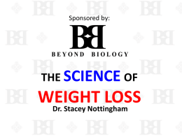 the science of weight loss - Beyond