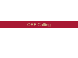 6. ORF Calling