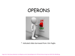 operons operons operons - local.brookings.k12.sd.us