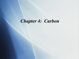 Ch. 4 Carbon