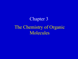 Organic Macromolecules Lecture