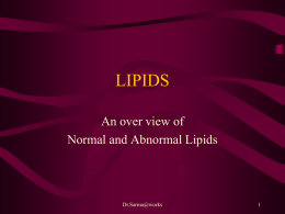 Lipids Simple by Dr Sarma