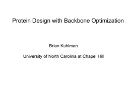 Protein Design with a Flexible Backbone