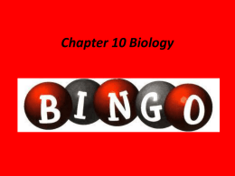 Chapter 7 Biology