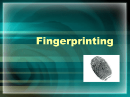 Fingerprinting - Warren County Schools