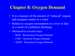 Oxygen Demand