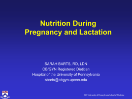 Pregnancy - Penn Medicine - University of Pennsylvania