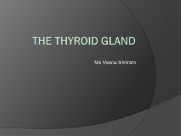 The Thyroid Gland Lecture