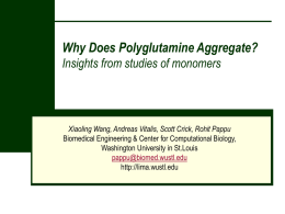 Why Does Polyglutamine Aggregate?