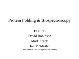 protein - The Robinson Group – University of Nottingham