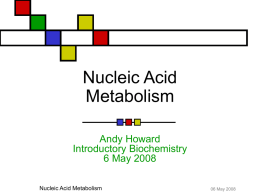 nucleicacidmetabolism