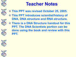 DNA Structure - learningcanbefun