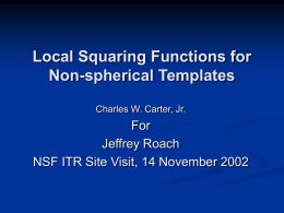 Local Squaring Functions for Non-spherical