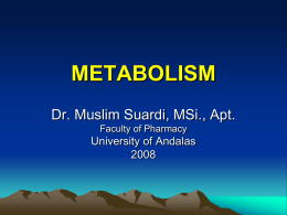 metabolism - Farmasi Unand