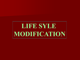 Life Style Modification
