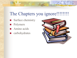 The Chapters you ignore!!!!!!!!